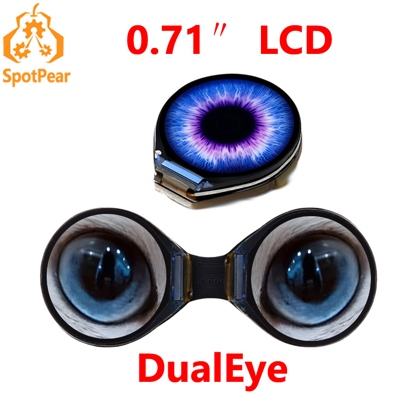 Waveshare 0.71inch Double Eye  - Pi Display review and price