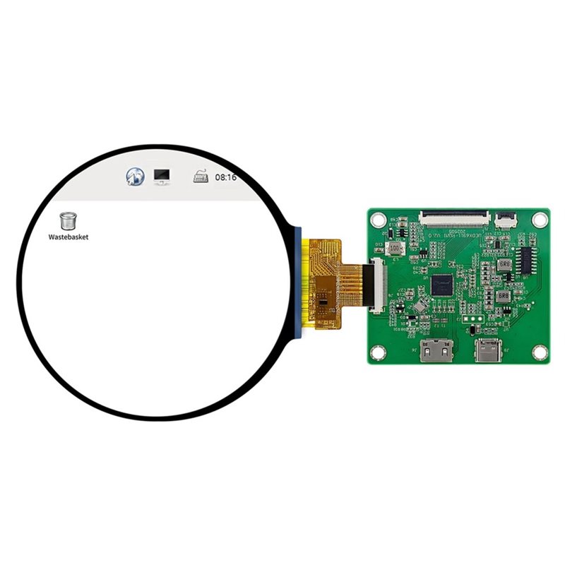 DSI TFT LCD Round Display With - Pi Display review and price